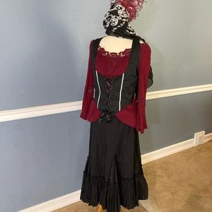 Sassy pirate wench costume